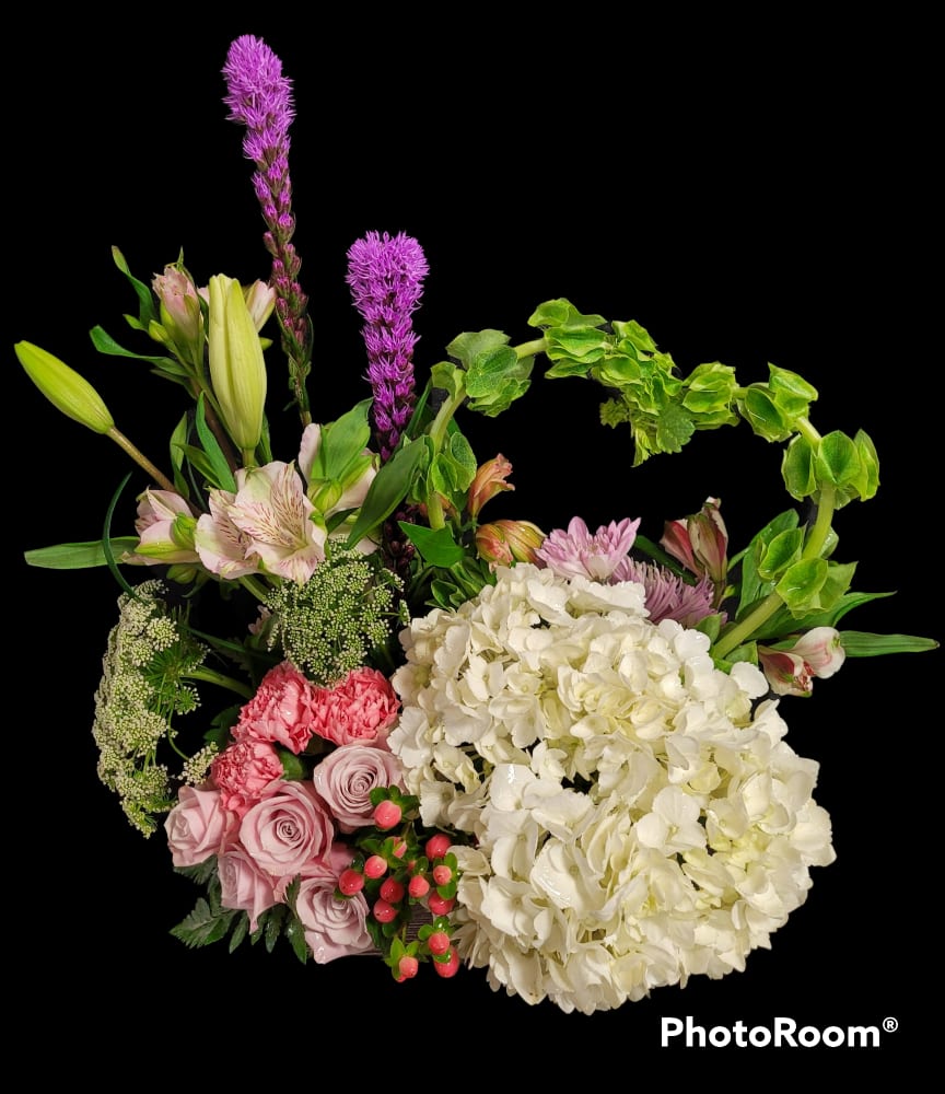 Love Heart  - Modern and unique flowers design, with assorted colors