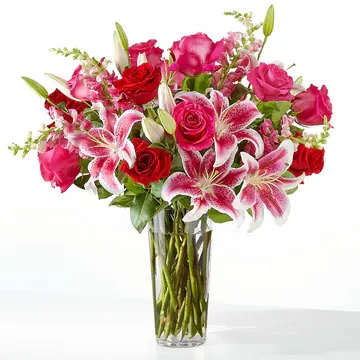 Pink Star - Pretty and elegant stargazer floral design