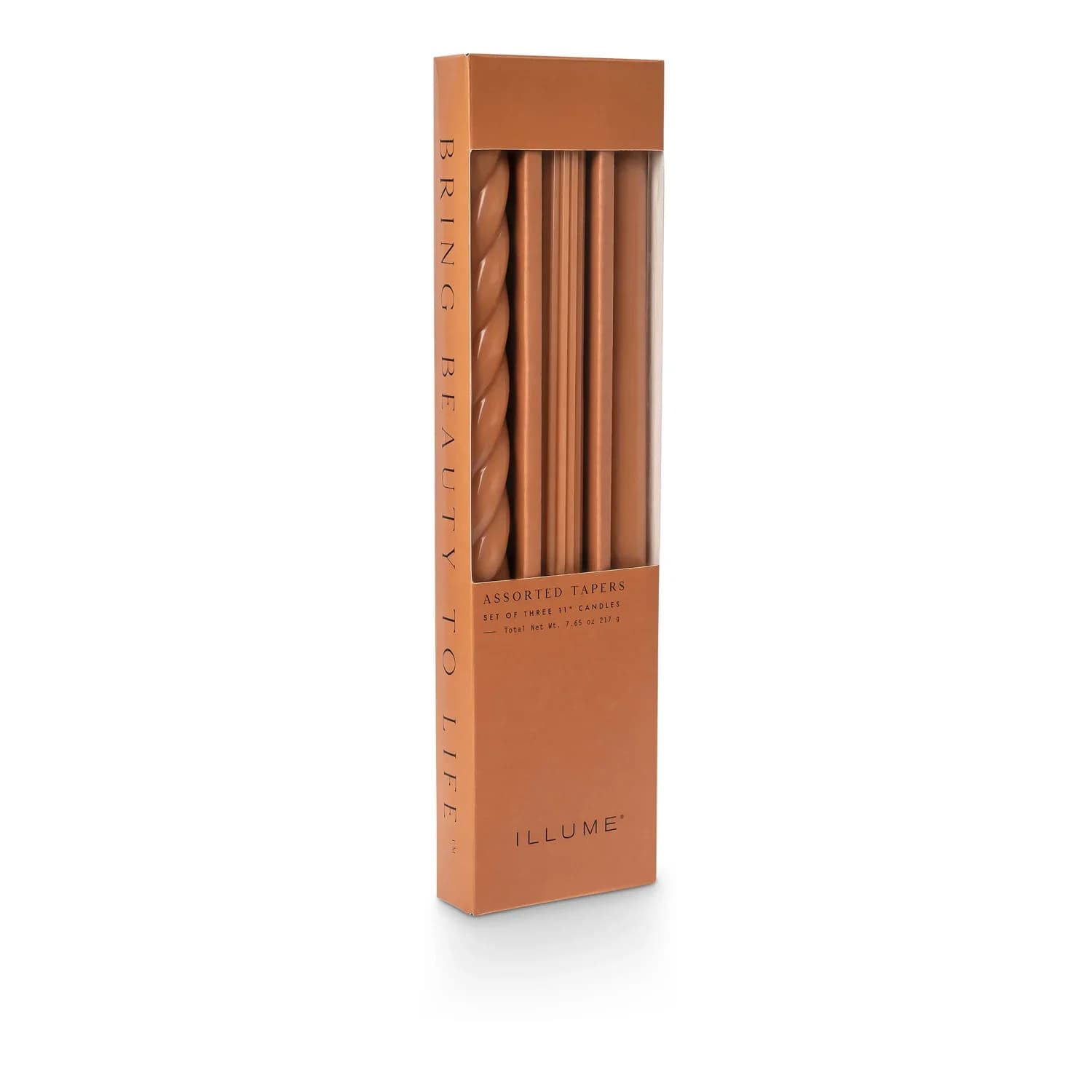 Assorted Candle Tapers 3-Pack - Terra Tabac - Assorted Candle Tapers 3-Pack (Unscented)