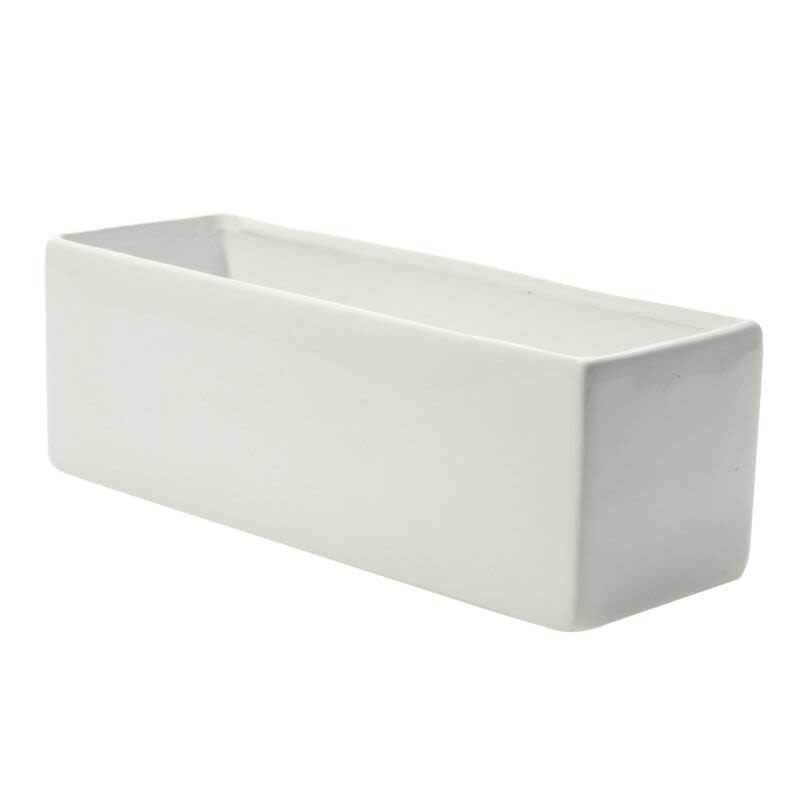 Urban Planter - White ceramic table planter 