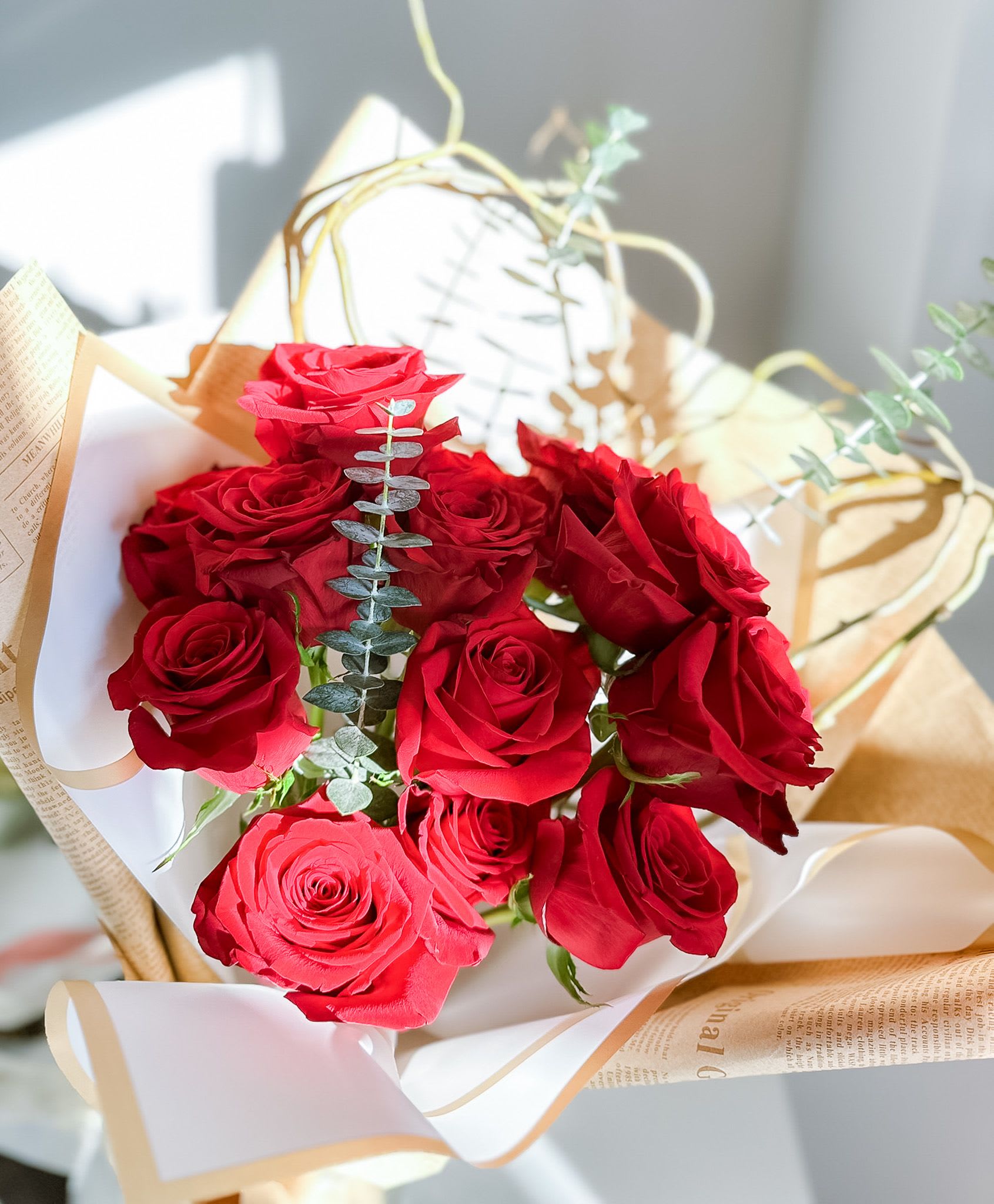 Perfect Match - This masterpiece is designed to make Valentine’s Day unforgettable. The arrangement is elevated by a handcrafted heart-shaped design of curly willow. This bouquet is the epitome of timeless romance.  Wrapped with care and finished with an elegant ribbon, the Perfect Match Bouquet is the perfect choice for someone who deserves the very best this Valentine’s Day.