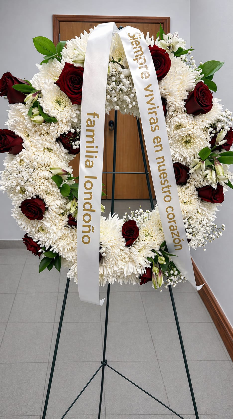 Eternal Garden Funeral Wreath - Fresh, elegant, and right on time. The arrangement was beautifully crafted with great attention to detail. A reliable choice for sending something meaningful