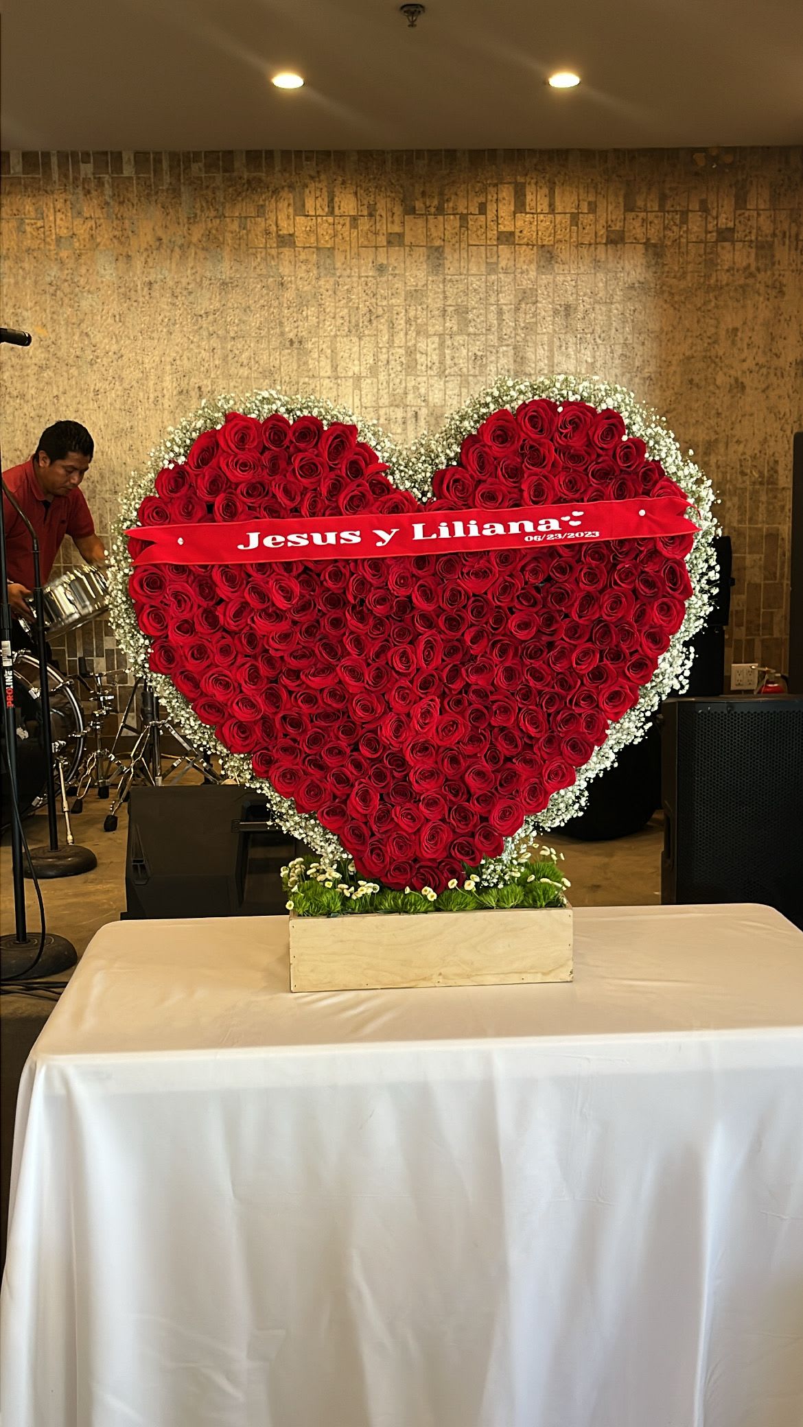 Standing Heart  - Standing Rose Heart