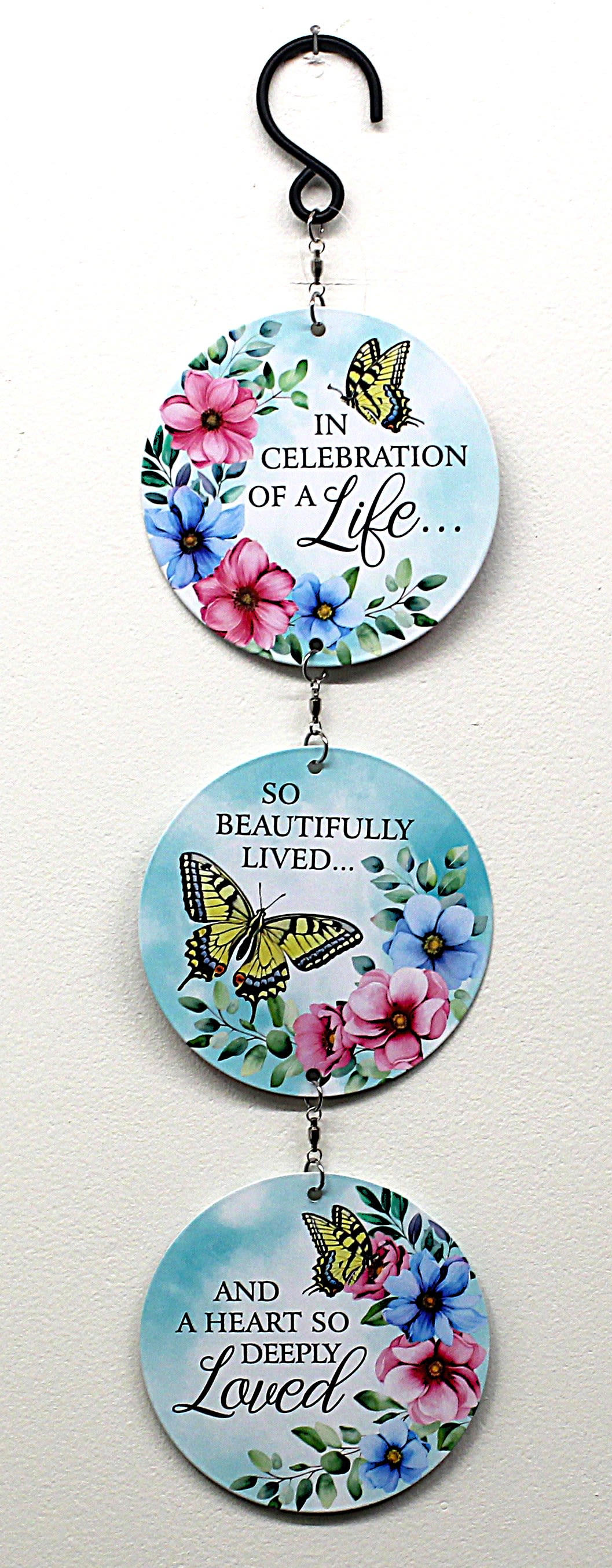 20 Inch In Celebration Windchime - 20 Inch In Celebration Windchime in Celebration Of a Life So Beautifully Lived And a Heart so Deeply loved