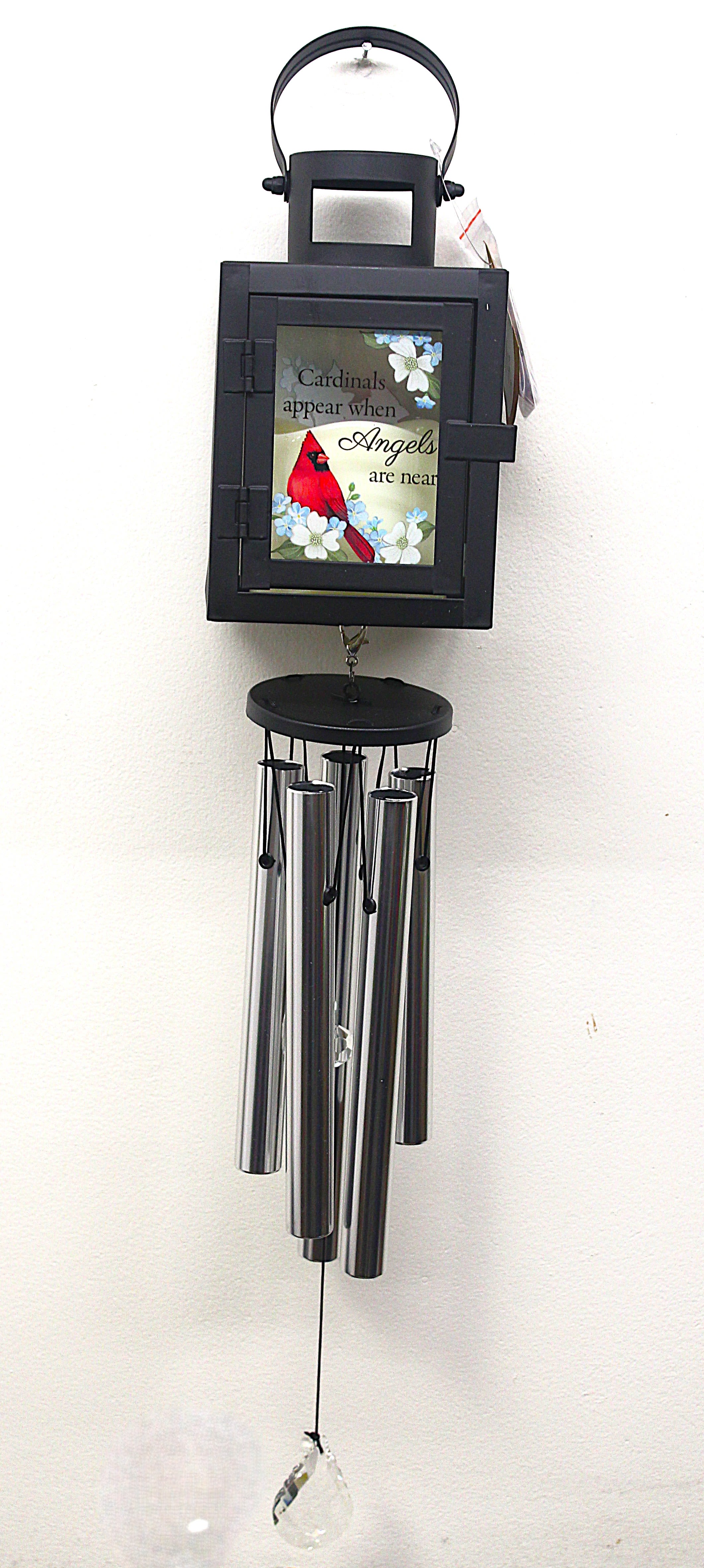 24 Inch Cardinal Lantern Windchime - 24 Inch Cardinal Lantern Windchime Cardinals appear when  Angels Are near