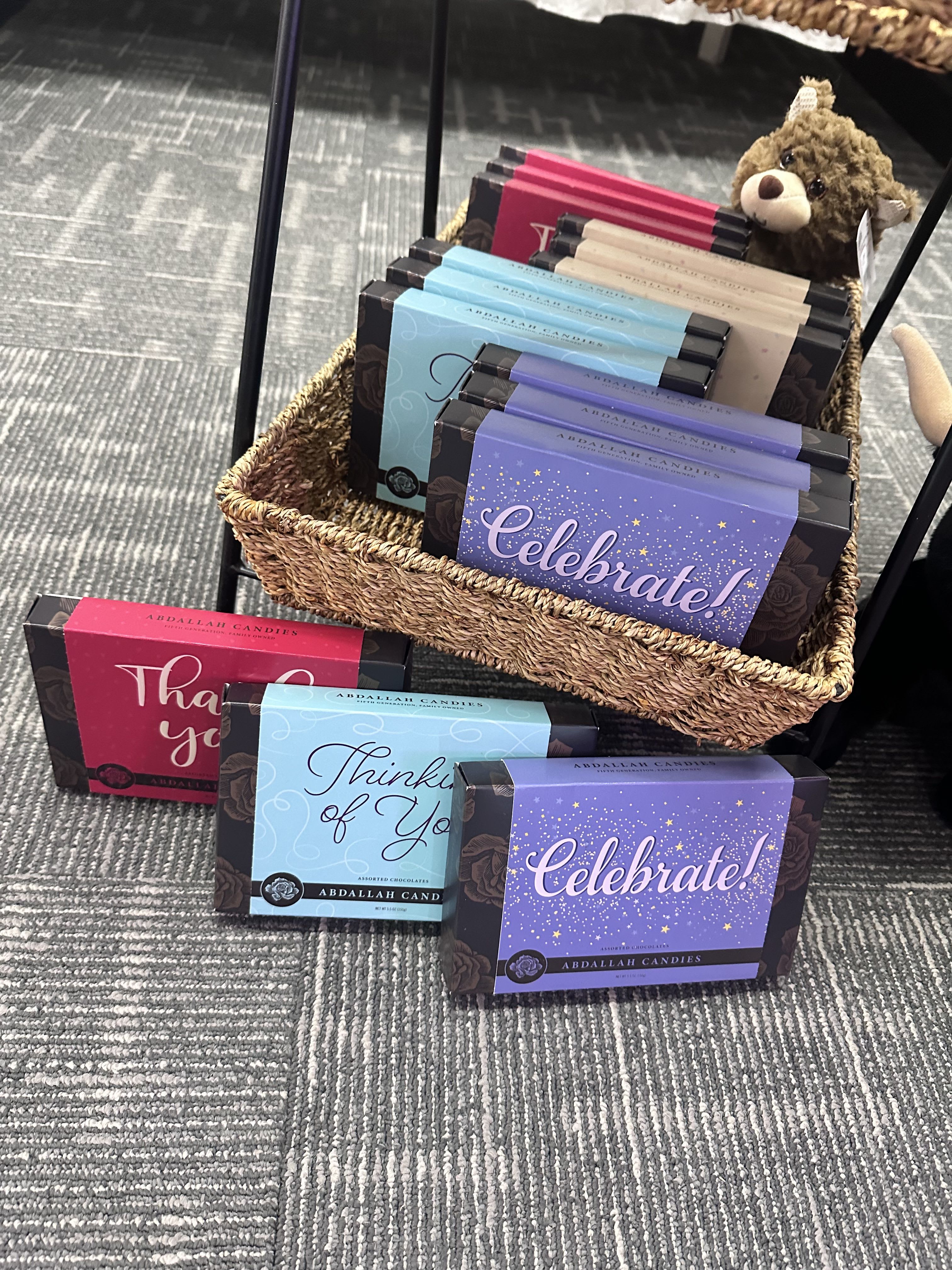 Chocolates with Sentiments - Looking for the perfect little extra?  You can add on delicious chocolates to any flower order, gift, or bouquet to make it even more special.  Not sending flowers?  No problem! Our chocolates can also be purchased and sent on their own as a thoughtful surprise for birthdays, anniversaries, thank-yous, get-well wishes, or just because.