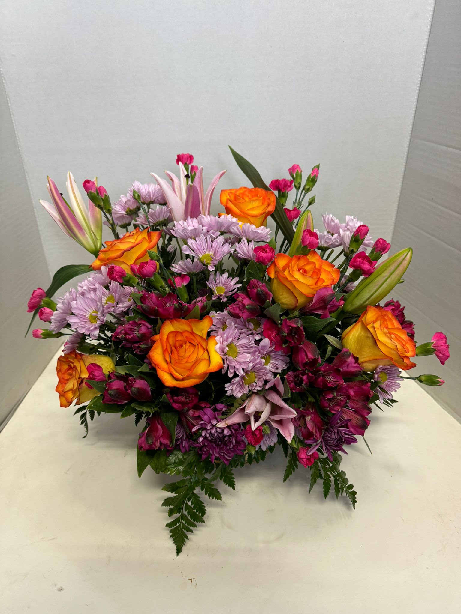My life box - My life box consists of a box as a base, floral foam and the combination of dazzling colored flowers