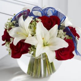 Independence Bouquet - A great way to celebrate summer or honor a loved one!