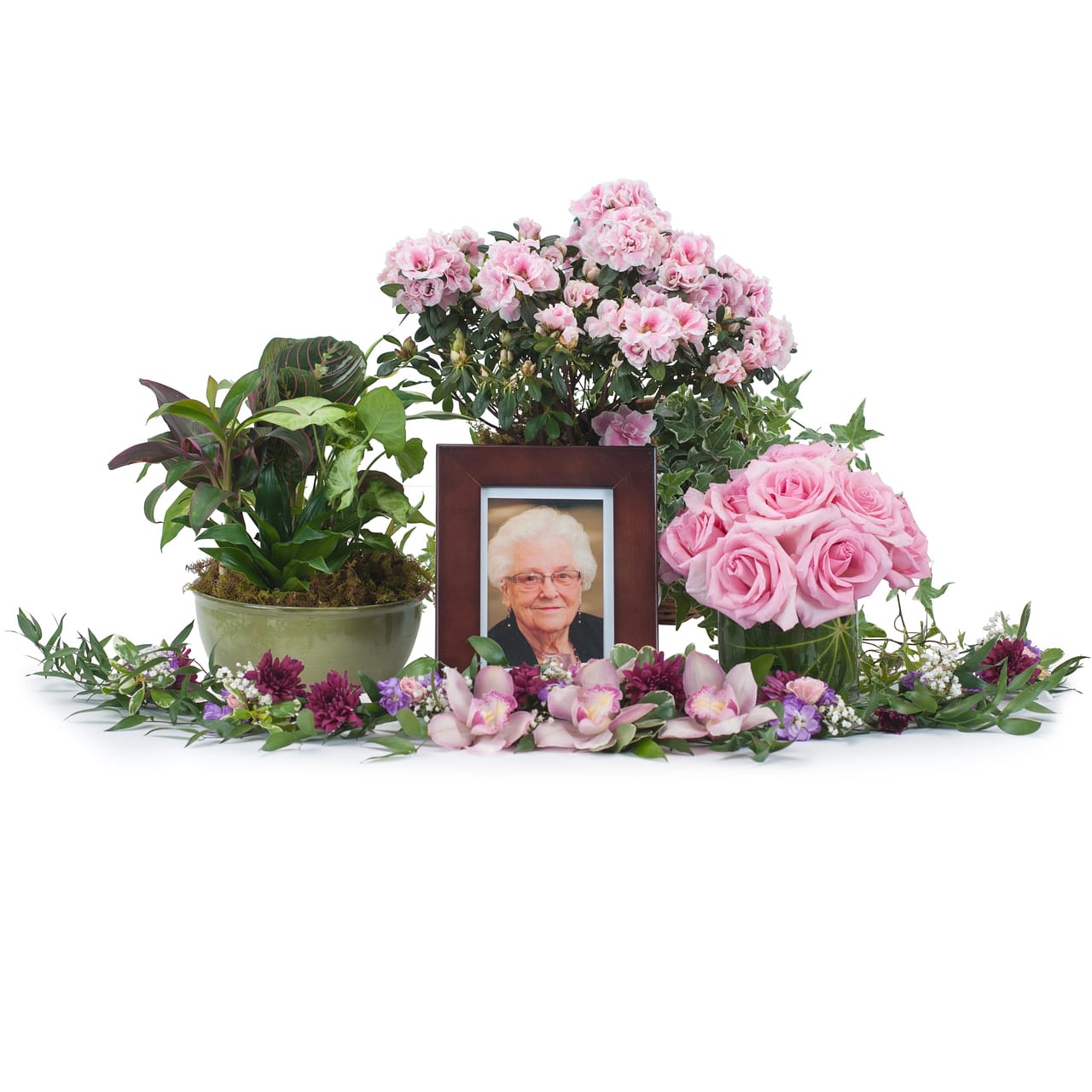 Lovely Lady Tribute - This collection of plants and flowers will make a special tribute to a lovely lady.