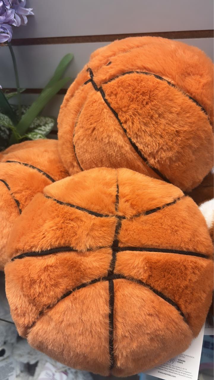 Basketball Warmie - Fully microwavable plush provides hours of soothing warmth and comfort. Plush Basketball Warmies is scented with real dried French lavender and perfectly weighted for a positive sensory experience. Warmies make an ideal gift for all ages.