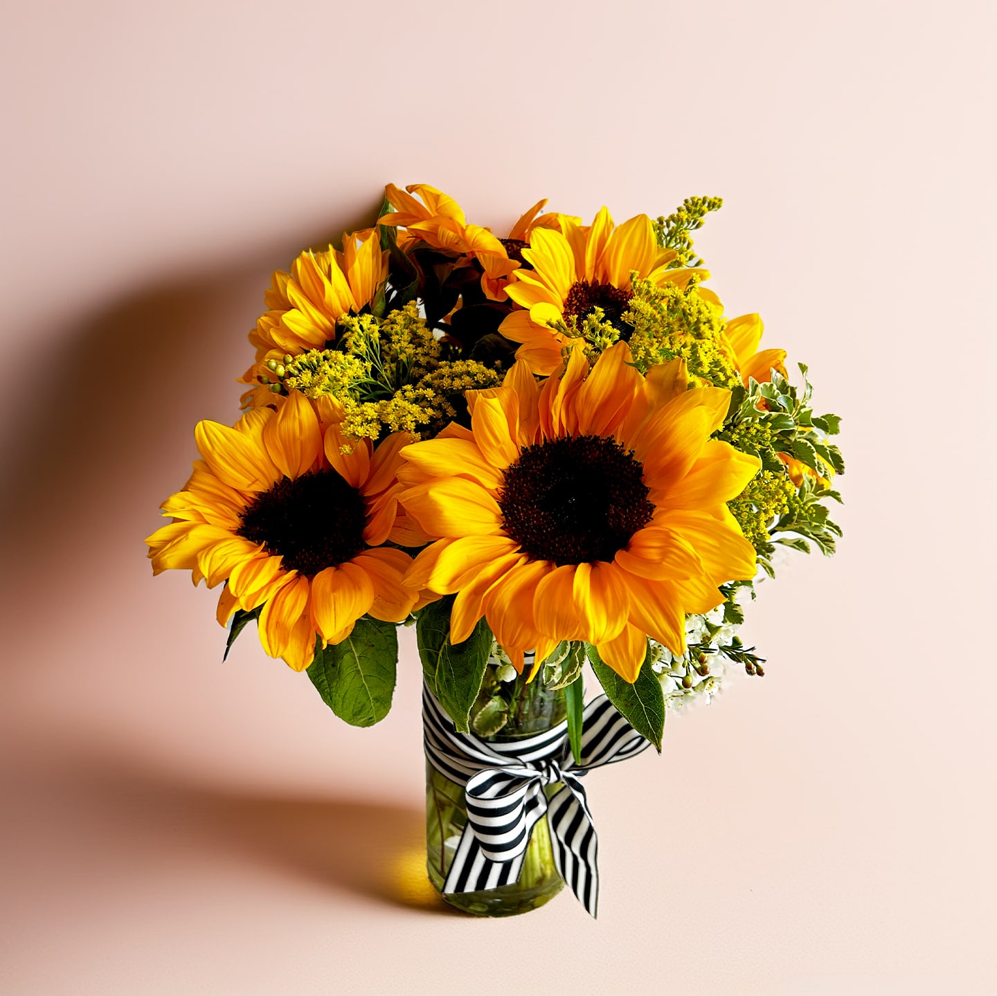 Hello, Sunshine - A radiant, sun-filled arrangement featuring vibrant sunflowers—bringing warmth, joy, and a touch of natural beauty to any space or occasion.
