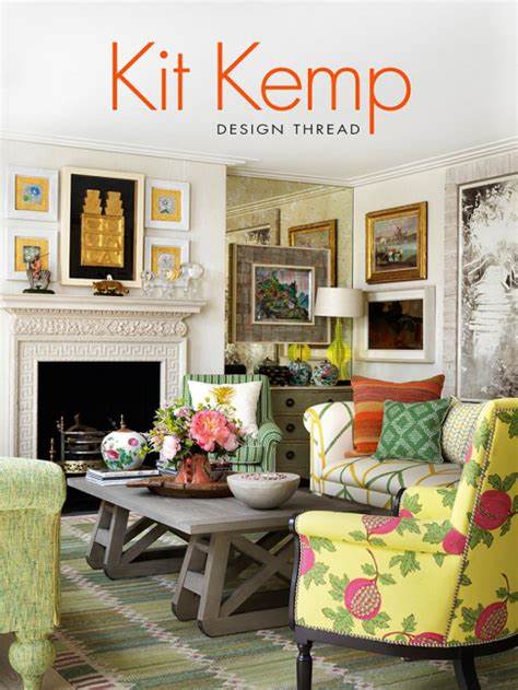 Decorated living room with floral accents and patterned chairs