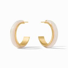 Carnaby Hoop Earring - Gold Julie Voss Carnaby Hoop Earring with Ivory Color  Discover the art of giving at Petals, Wilmington, Delaware’s destination for luxury gifts and home décor. Our curated collection features beautifully crafted items for every occasion — birthdays, weddings, anniversaries, holidays, and life’s special celebrations. At Petals, we believe every gift should tell a story. From hand-poured candles and elegant keepsakes to stylish home accents, gourmet treats, and floral-inspired décor, our selection combines timeless charm with modern sophistication. Each piece is chosen with care to reflect the quality, creativity, and personal touch our Wilmington customers love.  Same-day delivery available throughout Wilmington and nearby areas including Greenville, Hockessin, Newark, and the Brandywine Valley Whether you’re looking for a thoughtful hostess gift, a luxury home accent, or something simply beautiful to brighten someone’s day, Petals offers fine gifts and personalized service that make every occasion memorable. Visit our Wilmington boutique or shop online today — and see why Petals is Delaware’s trusted name for fine gifts and inspired giving.