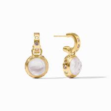 Rainbow Hoop and Charm Earring - Gold Rainbow Hoop and Charm Earrings with Iridescent Clear Crystal Stone  Discover the art of giving at Petals, Wilmington, Delaware’s destination for luxury gifts and home décor. Our curated collection features beautifully crafted items for every occasion — birthdays, weddings, anniversaries, holidays, and life’s special celebrations. At Petals, we believe every gift should tell a story. From hand-poured candles and elegant keepsakes to stylish home accents, gourmet treats, and floral-inspired décor, our selection combines timeless charm with modern sophistication. Each piece is chosen with care to reflect the quality, creativity, and personal touch our Wilmington customers love.  Same-day delivery available throughout Wilmington and nearby areas including Greenville, Hockessin, Newark, and the Brandywine Valley Whether you’re looking for a thoughtful hostess gift, a luxury home accent, or something simply beautiful to brighten someone’s day, Petals offers fine gifts and personalized service that make every occasion memorable. Visit our Wilmington boutique or shop online today — and see why Petals is Delaware’s trusted name for fine gifts and inspired giving.
