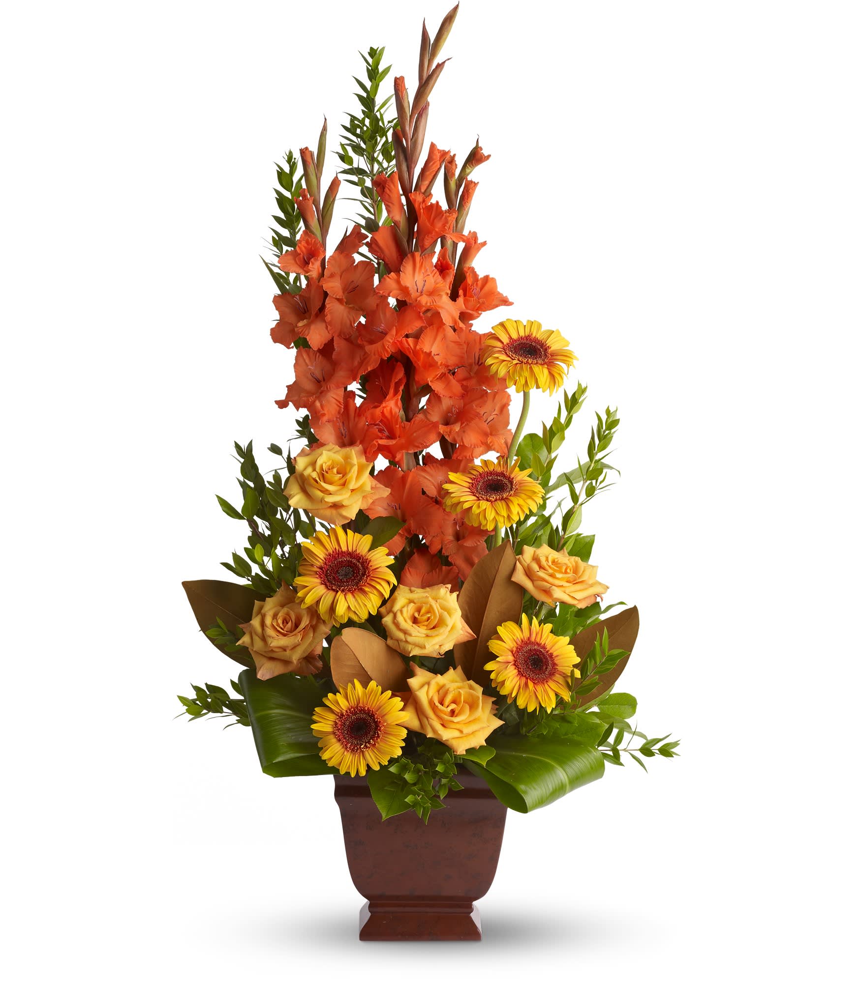 Teleflora's Sentimental Dreams - Because you will remember the loved one with every sunrise and every sunset. Because someone special made your life brighter. For these reasons and more, this brilliant arrangement will be much appreciated.  