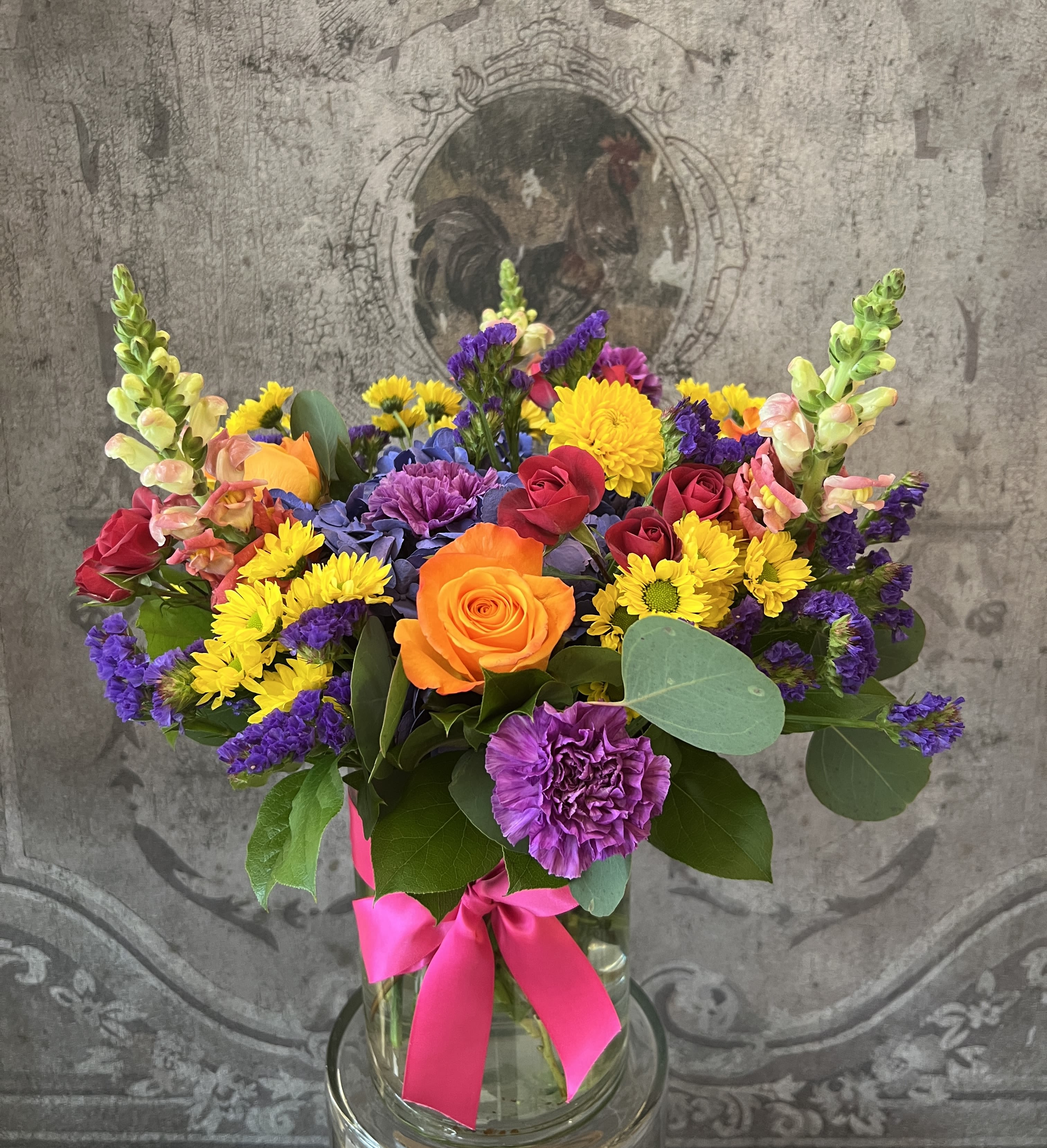Bold &amp; Beautiful - We created this arrangement with the Boldest and most Beautiful colors we have!  It's the perfect gift for someone who is also Bold &amp; Beautiful!