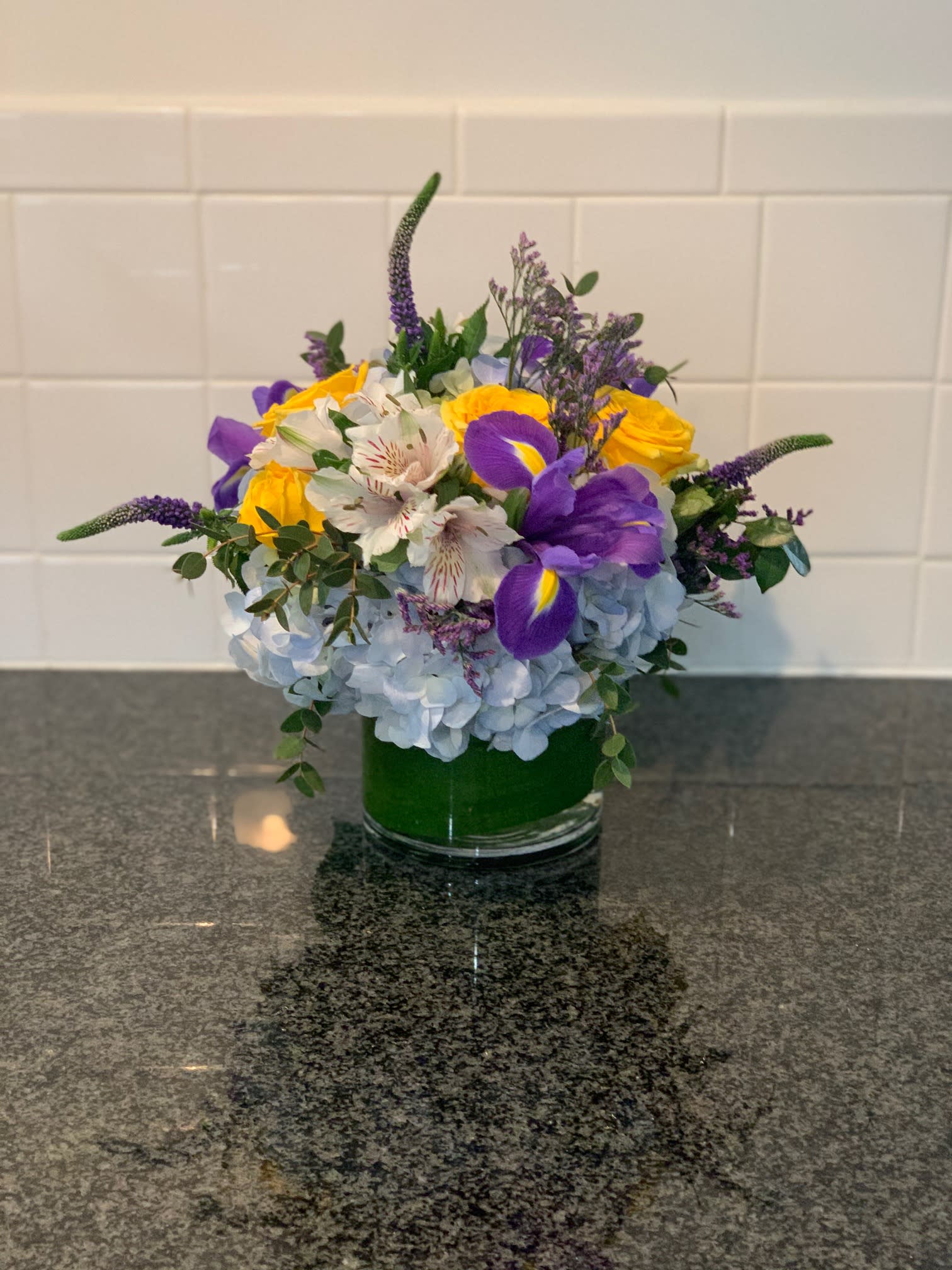 Spring Is In The Air  - Peonies and green hydrangea