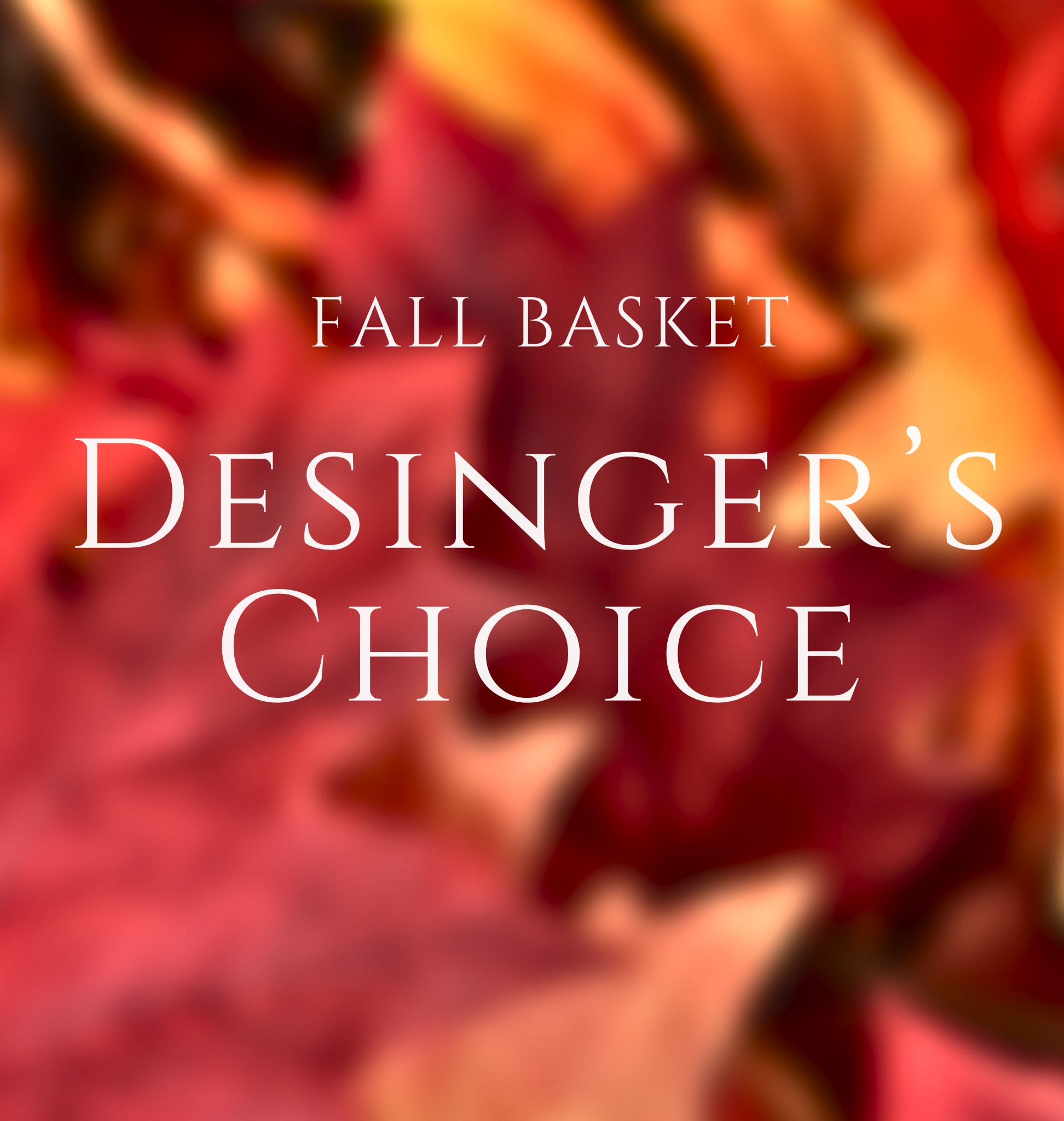 Blurred fall basket graphic with overlaid text