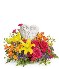 Angel Wings - This keepsake plaque says Because someone we love is in Heaven, a little piece of Heaven is in our hearts