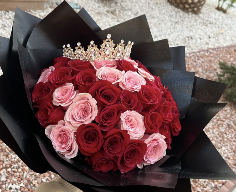 Rose Bouquet  - roses wrapped in elegant Korean paper 
