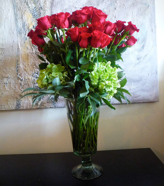 Freedom - Classic Long Stem Freedom Roses (as shown: Premium arrangement)