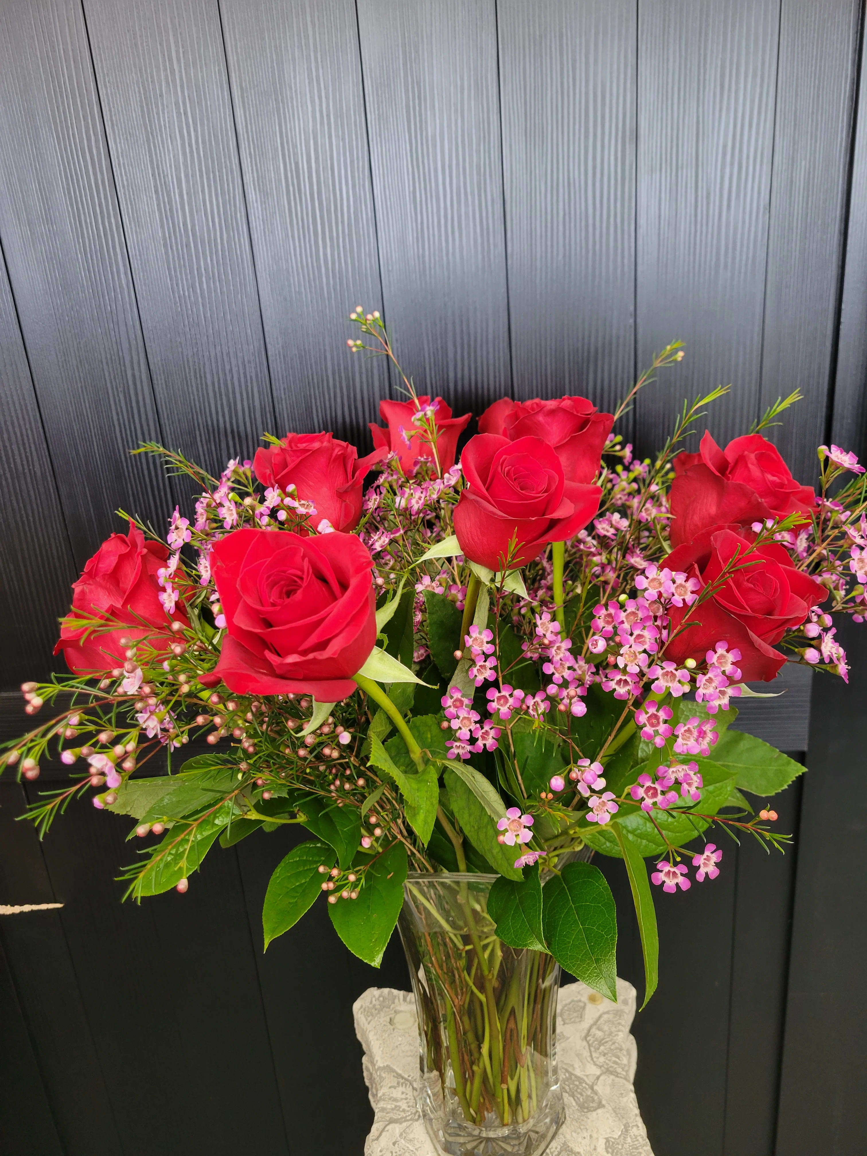 Dozen roses - roses arranged