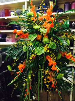 Sympathy Arrangements50/ 5-7 Days - Please allow 5–7 business days for all sympathy arrangements to ensure they arrive with care and consideration. Orders without a proper delivery date will be canceled.   Please contact the shop for further details