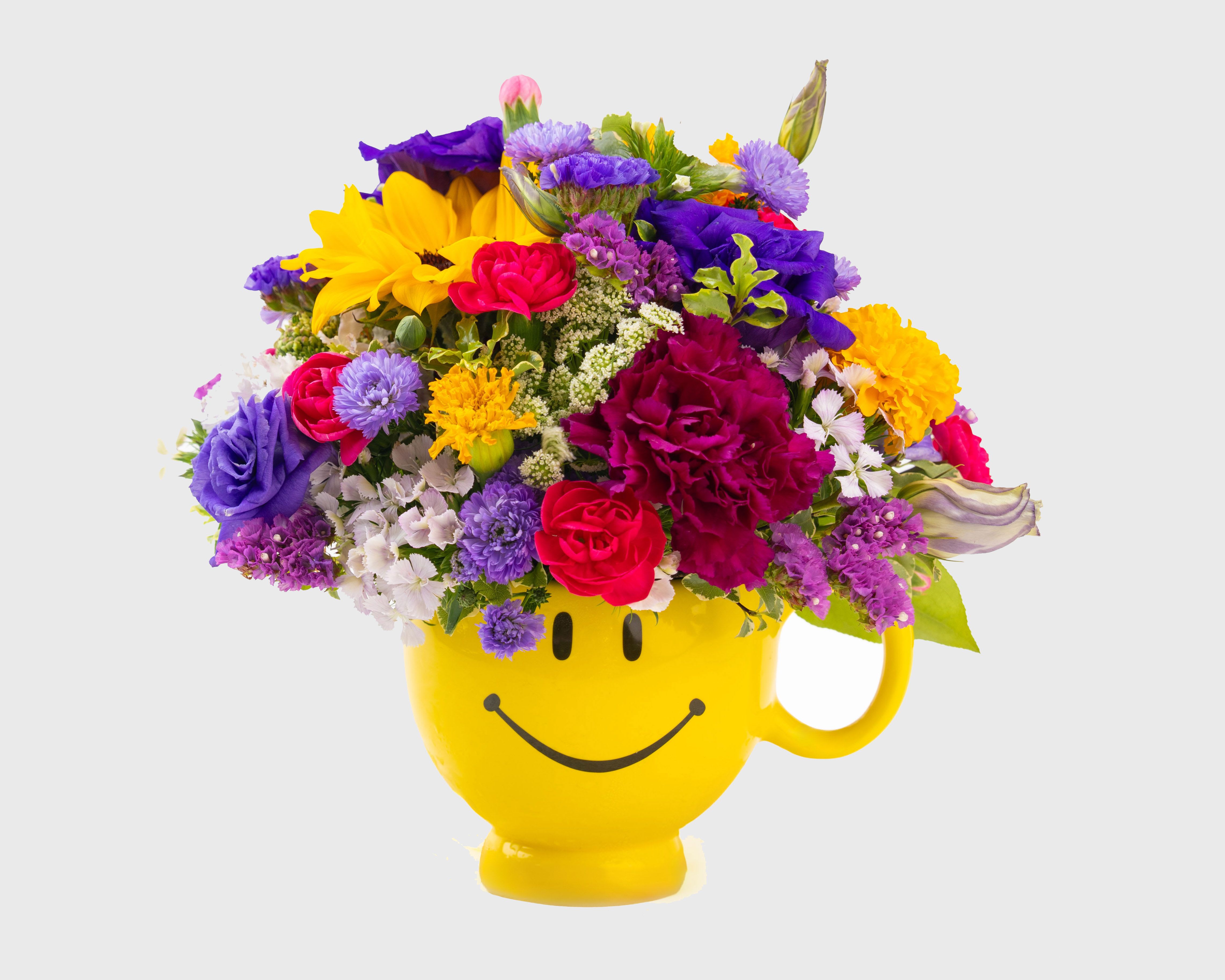 Colorful Happy Face - Colorful Happy Face