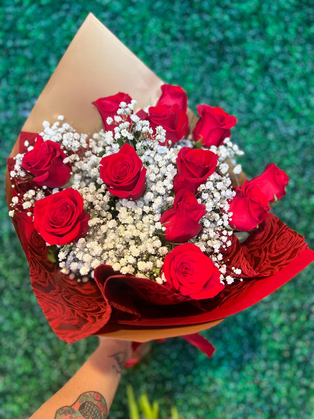 Red Roses for my love in San Jose, CA