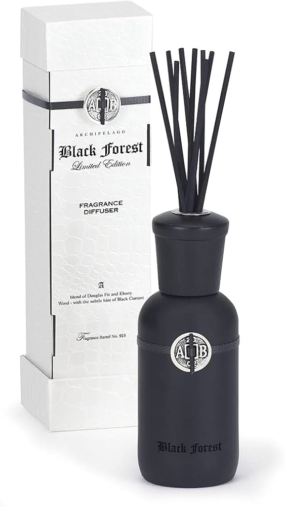 Black Forest Diffuser  - Dark Ebony Wood, Douglas Fir, and Black Currant are paired with the sweet hints of Mulberry and Black Patchouli to create a dark and sweet scent you won't soon forget.