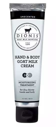 Dionis Unscented Goat Milk Hand Cream - 1 oz hand cream