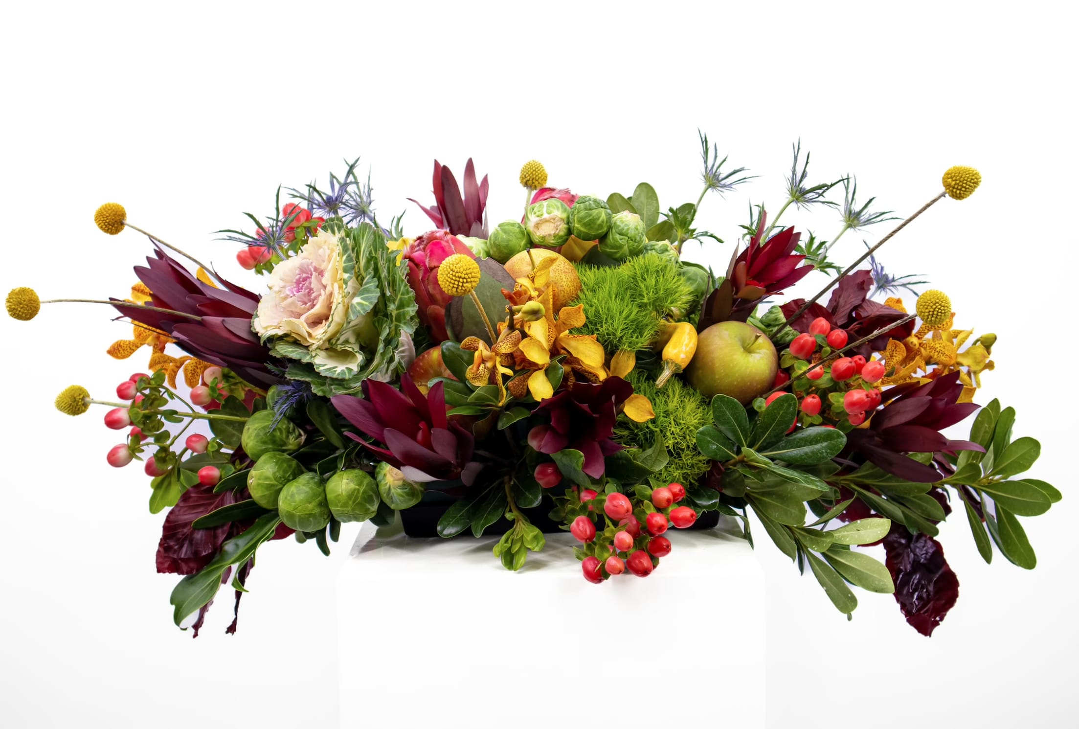 Smith - A perfect mixture of florals and food for your dining table that is sure to be a conversation starter. 