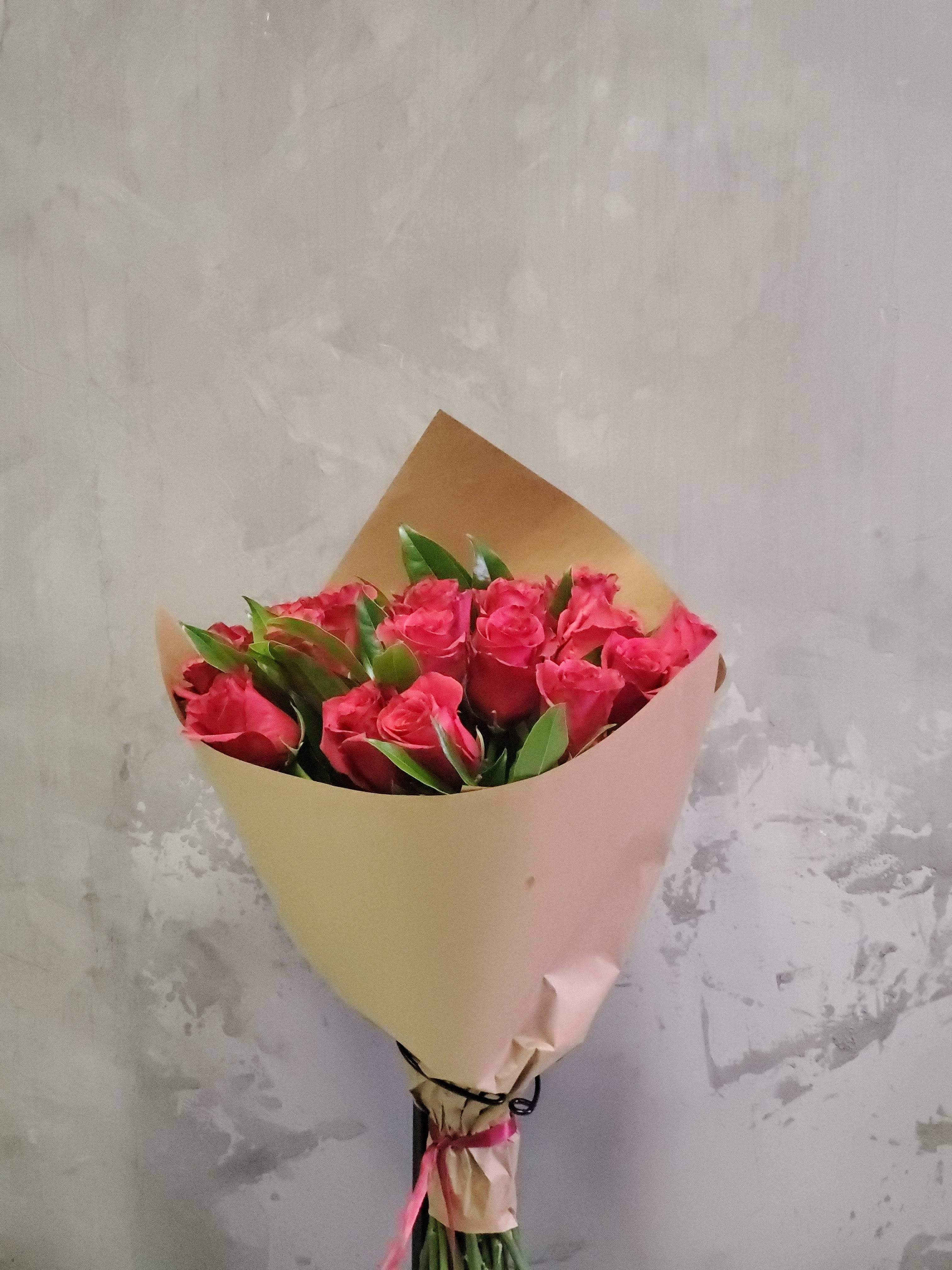 Hot Pink 2 Dozen Bouquet - Not Sure what to get?  A beautiful flower bouquet of 2 Dozen Hot Pinks