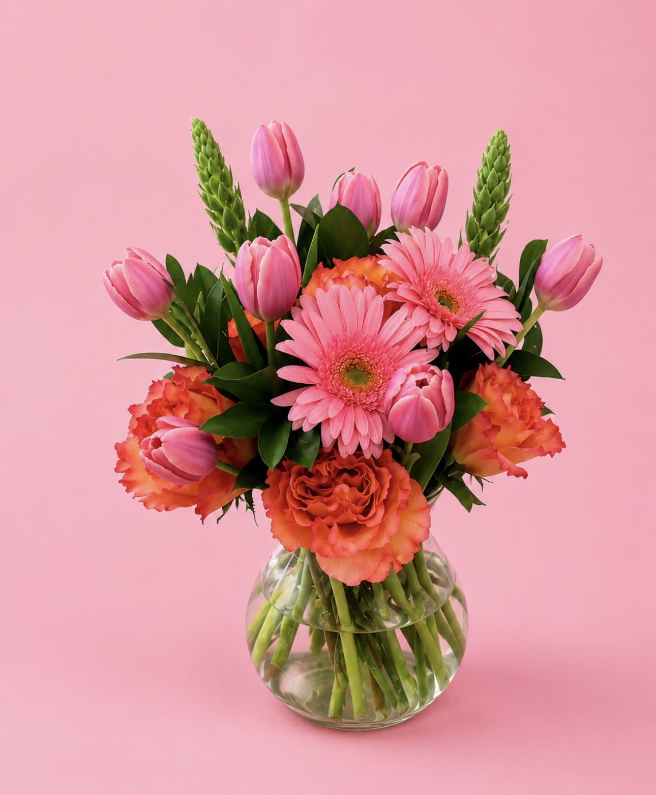 Chloe - Let our Designers select the most beautiful flowers for you, full of creativity and arranged beautifully in a mason jar. Arrangement may not look like photo. Although we cannot guarantee anything, please note any preferences in the delivery notes (ie: preferred colors, florals, stature, etc). Please give us a call if you have any questions! Thank you so much!