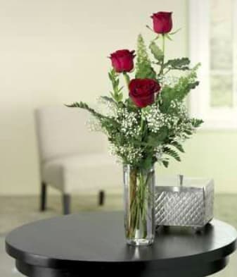 The Three Eyed Raven - Roses Arranged with Greens