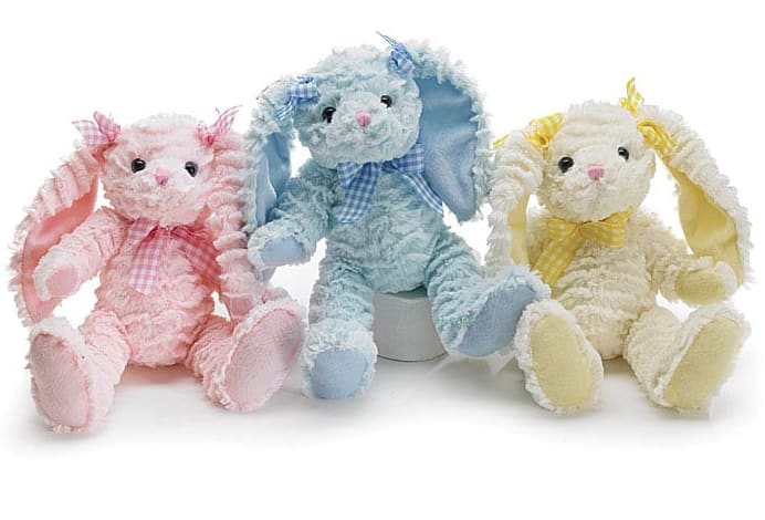 Bunny Love Plush - Add a touch of charm to your flower order with our adorable Plush Ponytail Bunny! This sweet 11" bunny features soft, huggable fur and is dressed up with delightful gingham plaid ribbon bows tied around each ear and neck. It’s the perfect keepsake for children, new arrivals, or anyone who could use a little extra cheer. Sold individually, our Plush Ponytail Bunny makes the perfect add-on gift to accompany your fresh flowers—creating a memorable surprise for your loved one. Order yours today and make your next flower delivery truly unforgettable!
