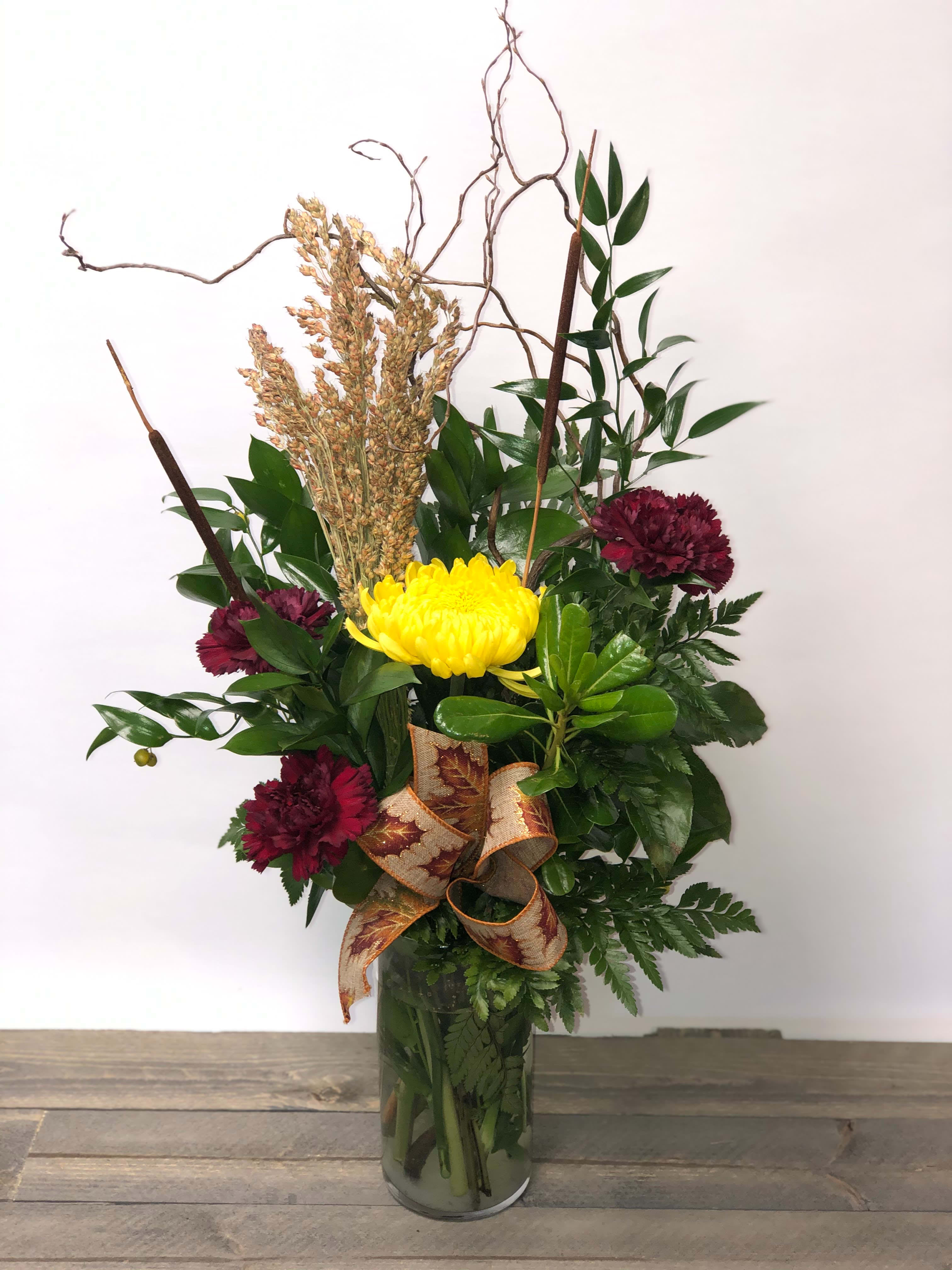 Falling For You - A simple fall vase to warm your heart.