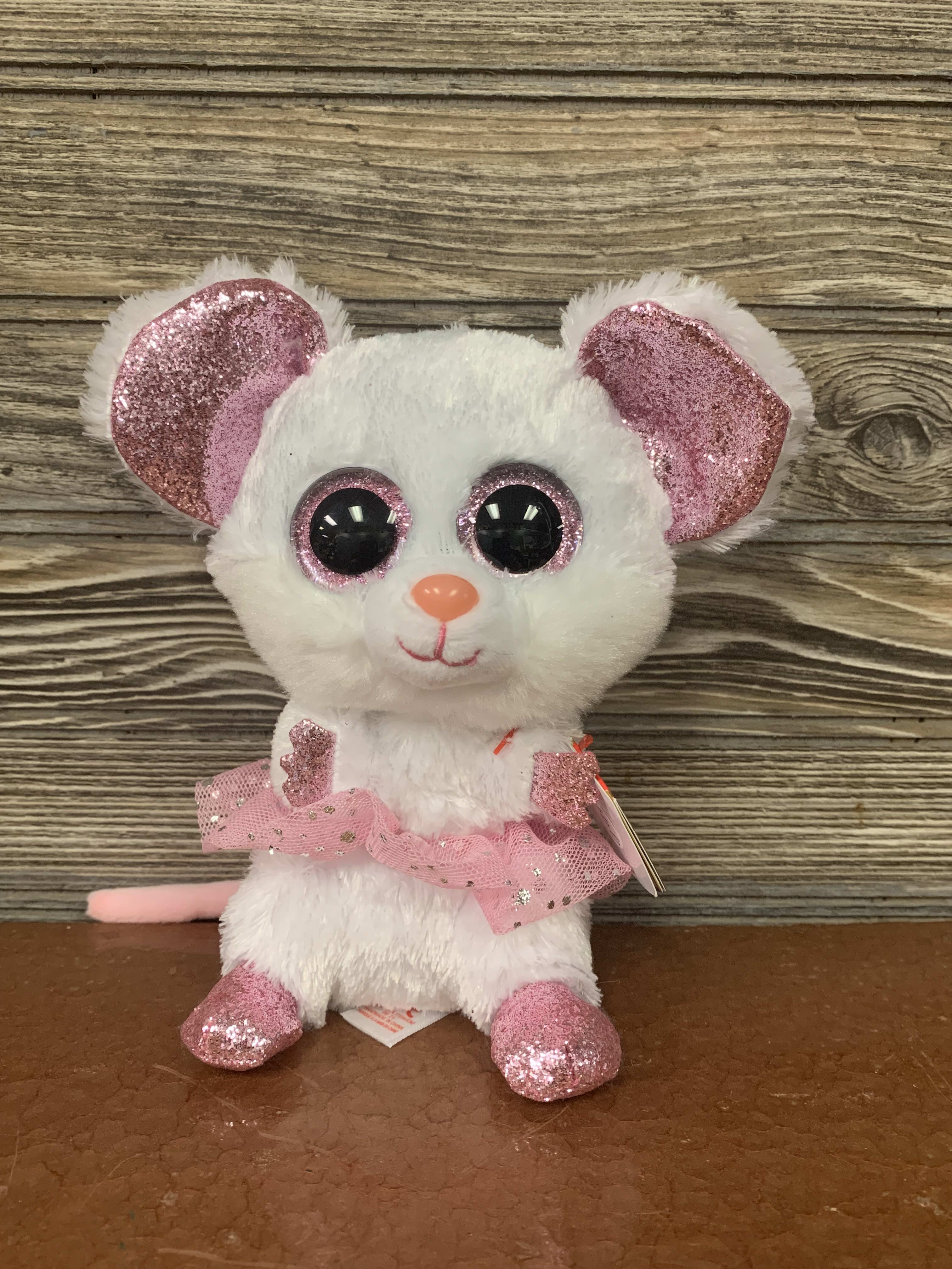 Ty Mouse Ballerina  - Ty Mouse Ballerina, stuffed animal 