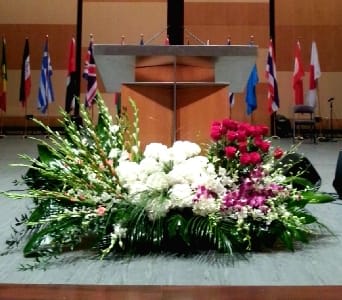  PODIUM ARRANGEMENT 52 [TTPOD52] - PODIUM ARRANGEMENT BY BY TWIN TOWERS FLORIST      As Shown : TTPOD52  