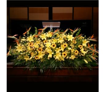  PODIUM ARRANGEMENT 121 [TTPOD121] - PODIUM ARRANGEMENT 121 BY TWIN TOWERS FLORIST      As Shown : TTPOD121 