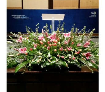  PODIUM ARRANGEMENT 116 [TTPOD116] - PODIUM ARRANGEMENT 116 BY TWIN TOWERS FLORIST      As Shown : TTPOD116 