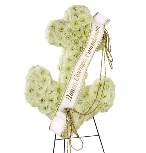 CHU-640 - Floral anchor for easel. 
