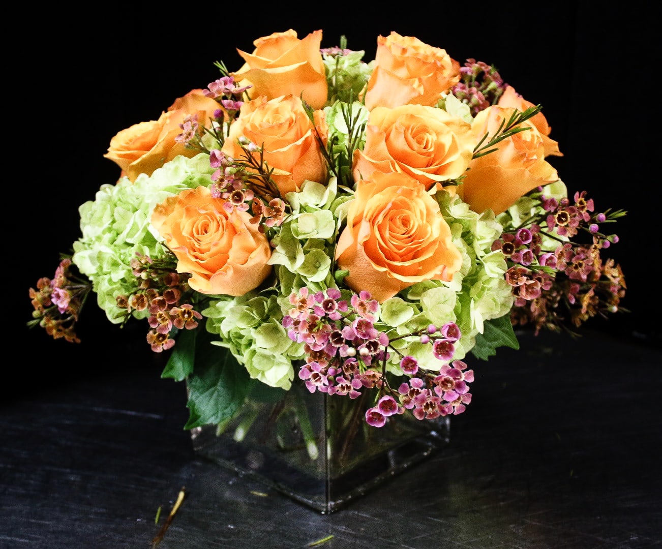 The After Dinner Mint - 	Just because you love them. Flowers smell sweetest when they surprise. Fresh seasonal arrangements that are sure to delight, inspire, or get you out of the doghouse. 