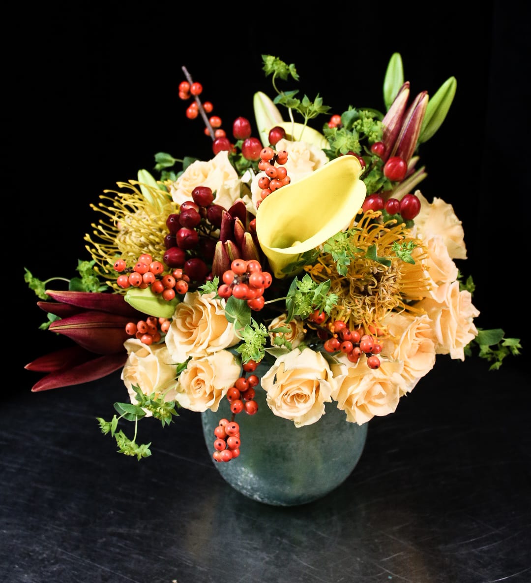 Creamcicle Crush - Just because you love them. Flowers smell sweetest when they surprise. Fresh seasonal arrangements that are sure to delight, inspire, or get you out of the doghouse.