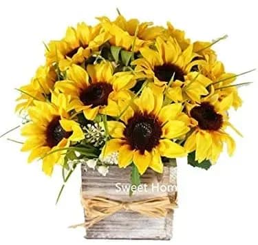 Simply Sun Box - The sun is pretty great, but sunflowers are the greatest. Let’s prove it. The sun keeps us warm, we’ll admit it, but sunflowers never make us sweat. The sun gives us the daytime, which we appreciate, but sunflowers don’t go away for 12 hours per day day. Sunflowers, unlike the sun, know that would be rude. Finally, the sun gives us a nice tan once in awhile, but sunflowers have never given anyone a sunburn. This autumn, let sunflowers enhance your life, or the life of a loved one, with this Simply Sun Box arrangement! You will not regret it.