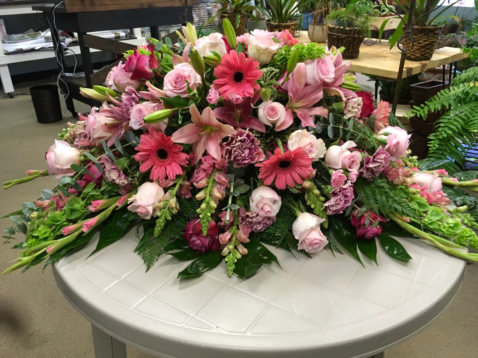Pink Garden - Mixture of different pink flowers