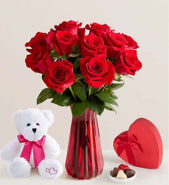 One Dozen Romantic Red Roses in Saugus, MA | Little Brook Florist