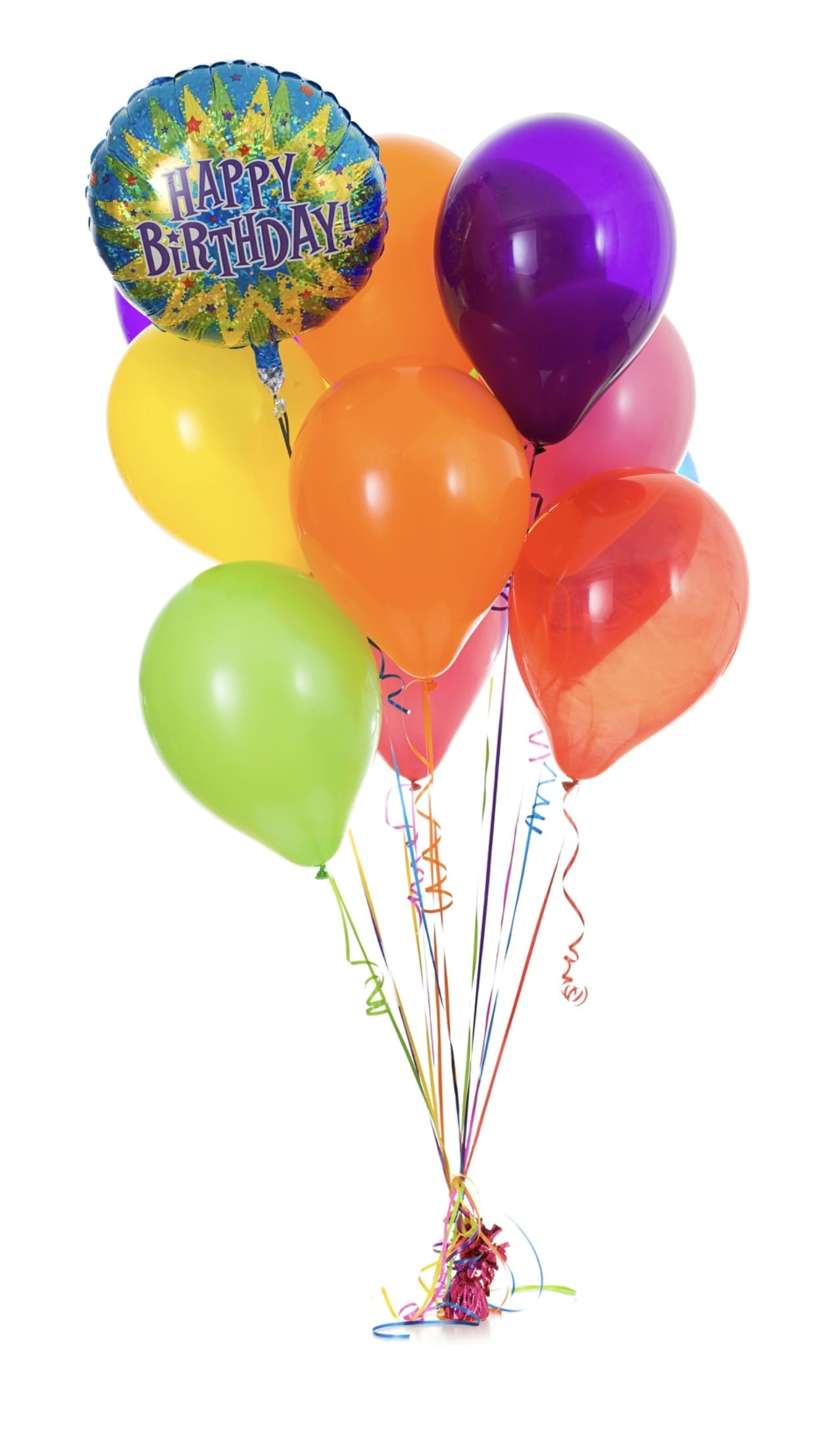 Balloon (Single) Mylar  - Happy Birthday  Happy Anniversary  Get Well Soon! Thank you!  Thinking of You! 