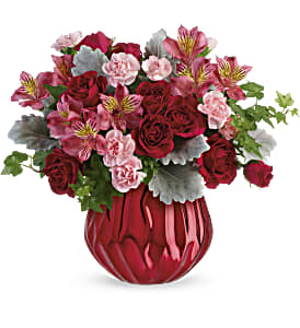 Enchanted Gem - Spray Roses, Alstroemeria, Mini Carnation