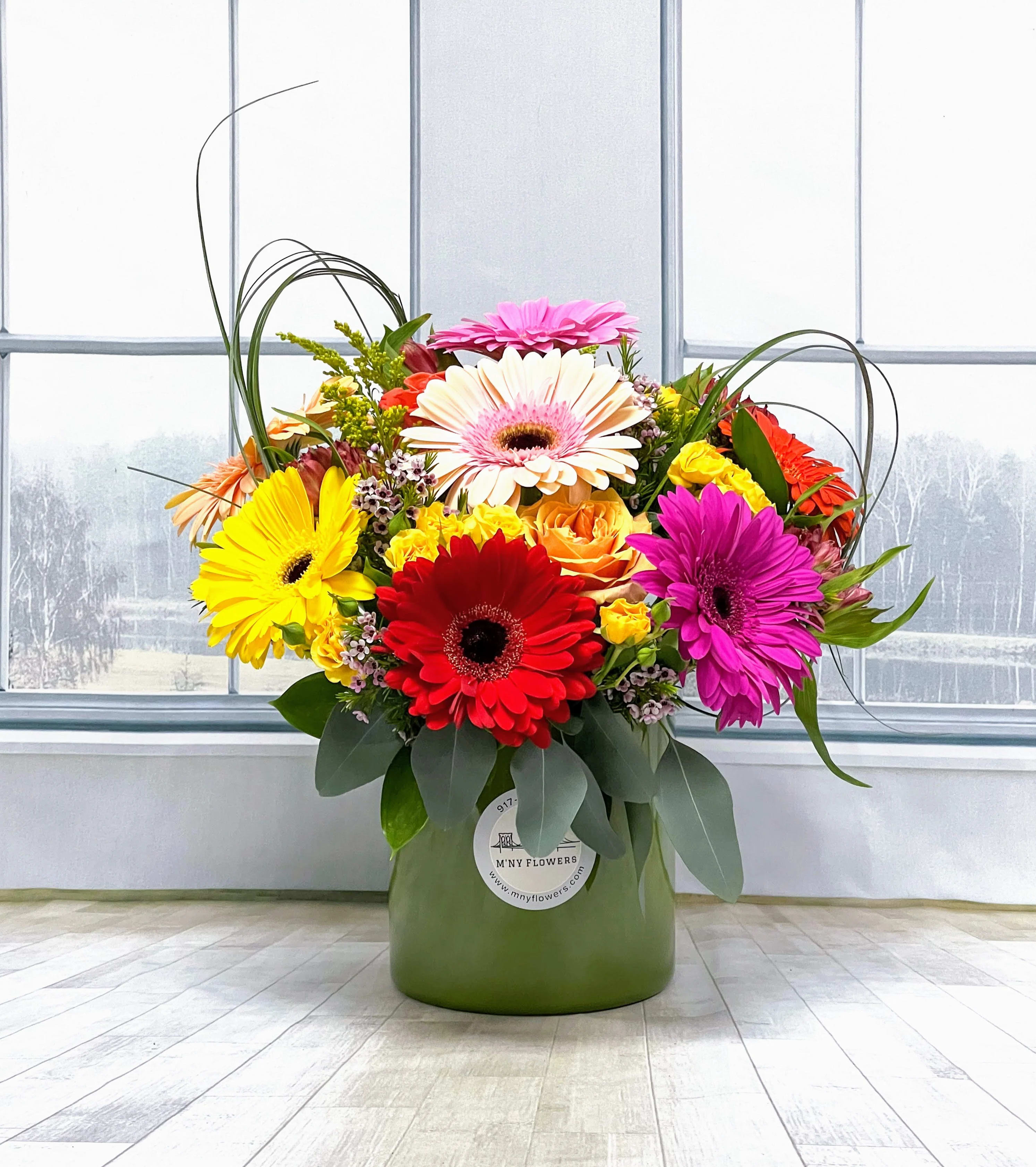 Genesis - gerbera,alstromerya,spray roses, iris.